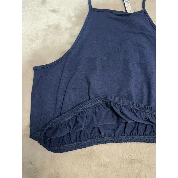 FP Movement Women's Halter Tank Top Blue Size M Sleeveless Casual - Image 5