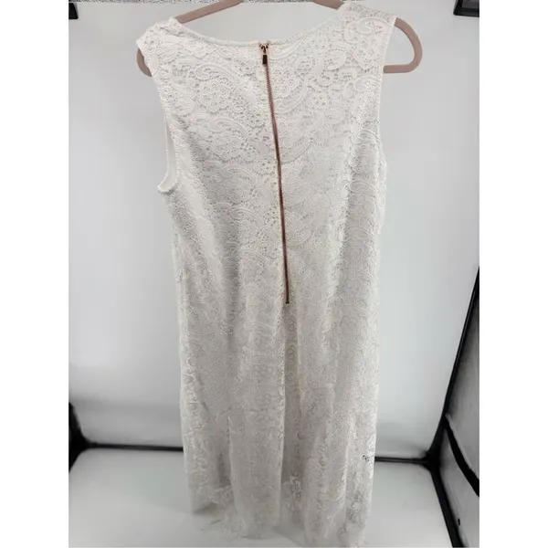Soft Surroundings Madelyn White Lace Dress Size 14 Cottagecore - Image 14