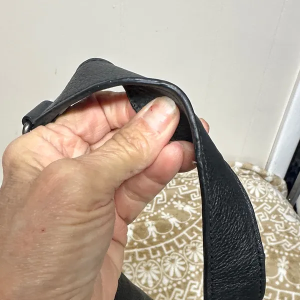 Luck Brand Black Leather Hobo Bag/ Tote - Image 13