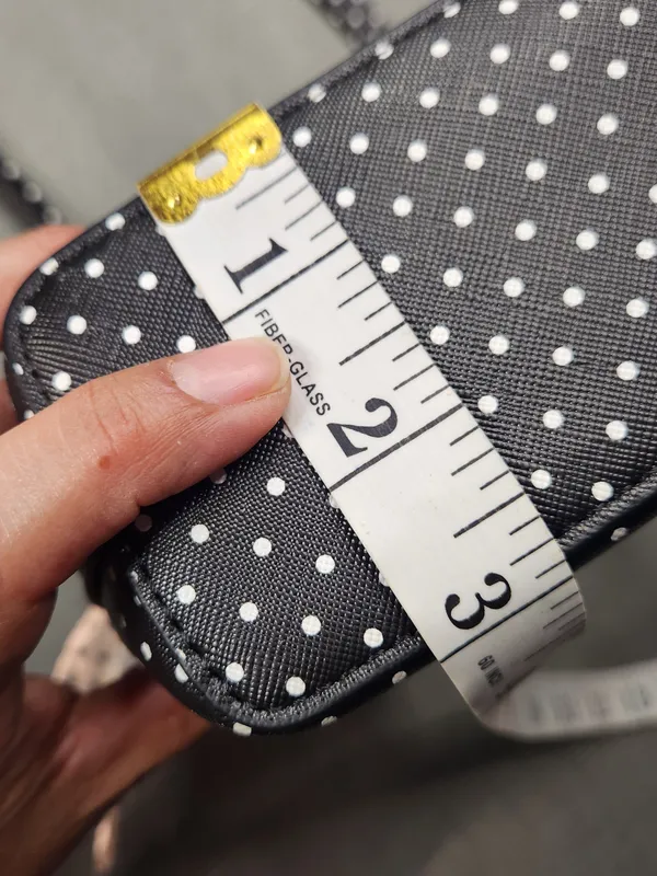 Kate Spade Black Polka Dot Mini Crossbody Tote - Image 4