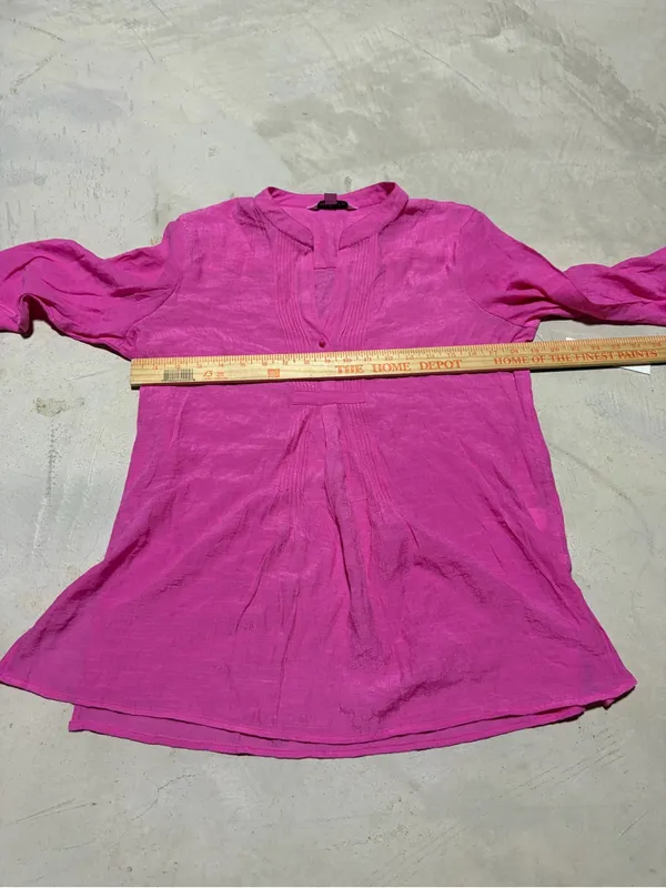 Counterparts NWT pink flamingo blouse medium MSRP$48 - Image 5