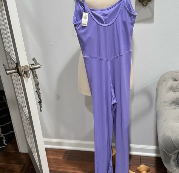 Offline By Aerie Real Me Xtra Flare Violet Jumpsuit - Image 6