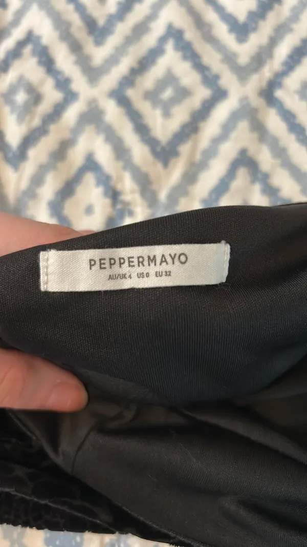 Peppermayo Dress Formal Black - Image 3