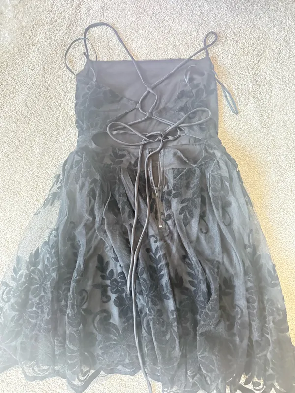 Black Windsor Mini Dress - Image 3