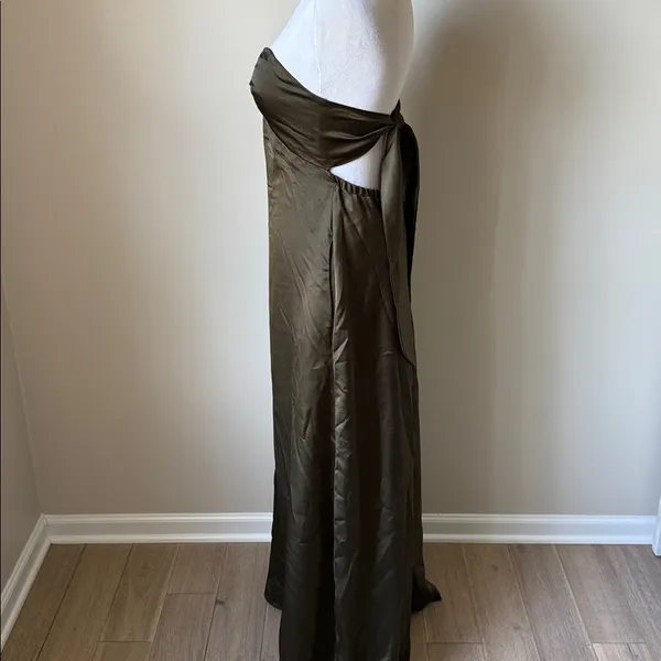 Revolve LBLC The Label Blake Strapless Dress Green Size XS - Image 6