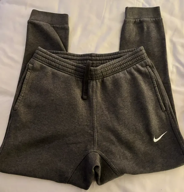 Grey Fleece Joggers - Image 2