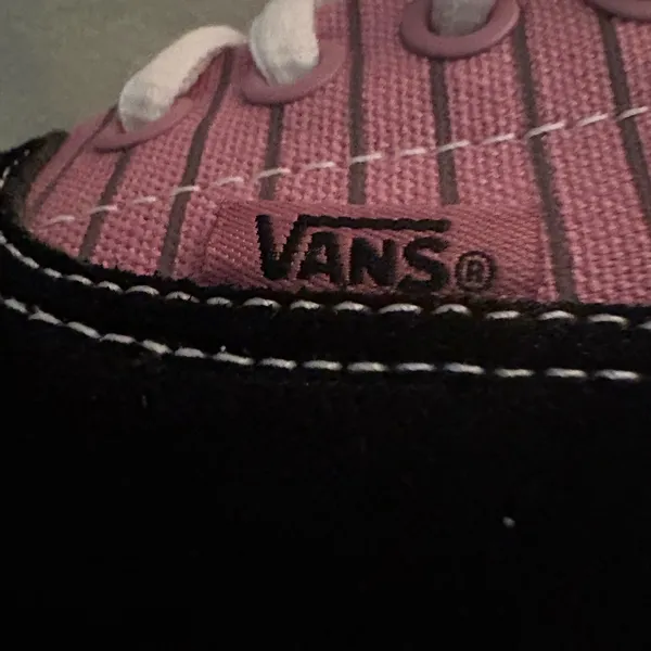 Vans Pink and Black Casual Sneakers - Image 2