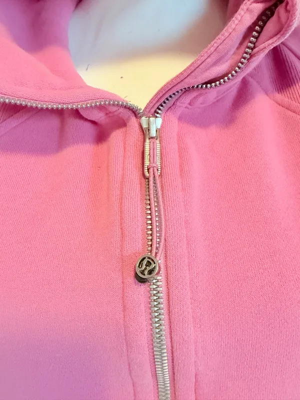 Lululemon Scuba Oversized Half-Zip Hoodie Pink size m/l women's - Image 6