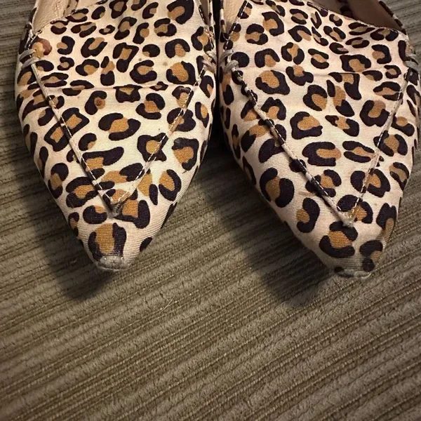 Nicholas Kirkwood leopard print flats beya loafer style 37.5 (7) pointy toe - Image 2