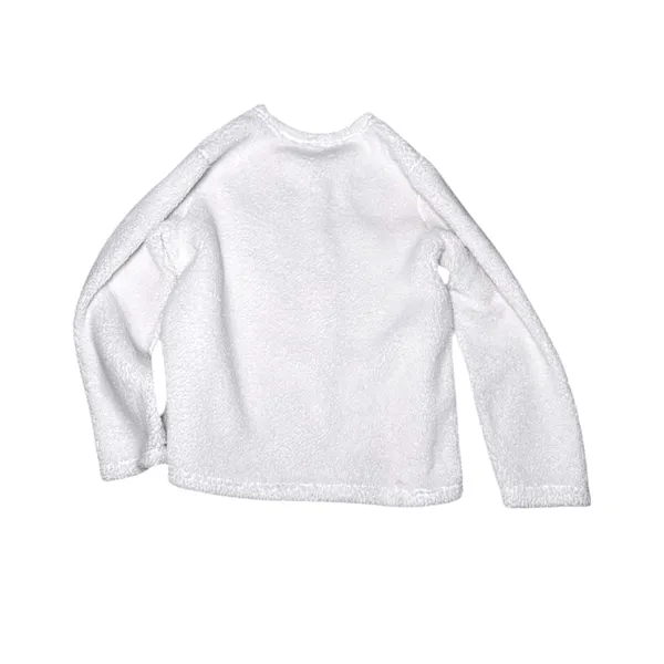 Harry Potter Hogwarts‎ embroidered White Fleece sweatshirt sweater XL - Image 2