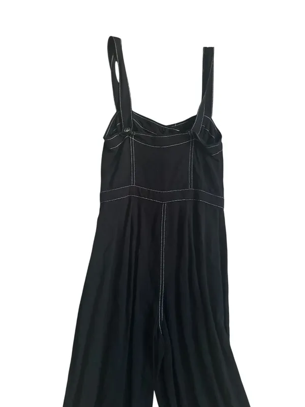 ABERCROMBIE & FITCH Black Buttoned Jumpsuit Size XXS - Image 2