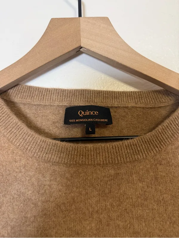 Quince Mongolian Cashmere Crewneck Sweater - Image 3