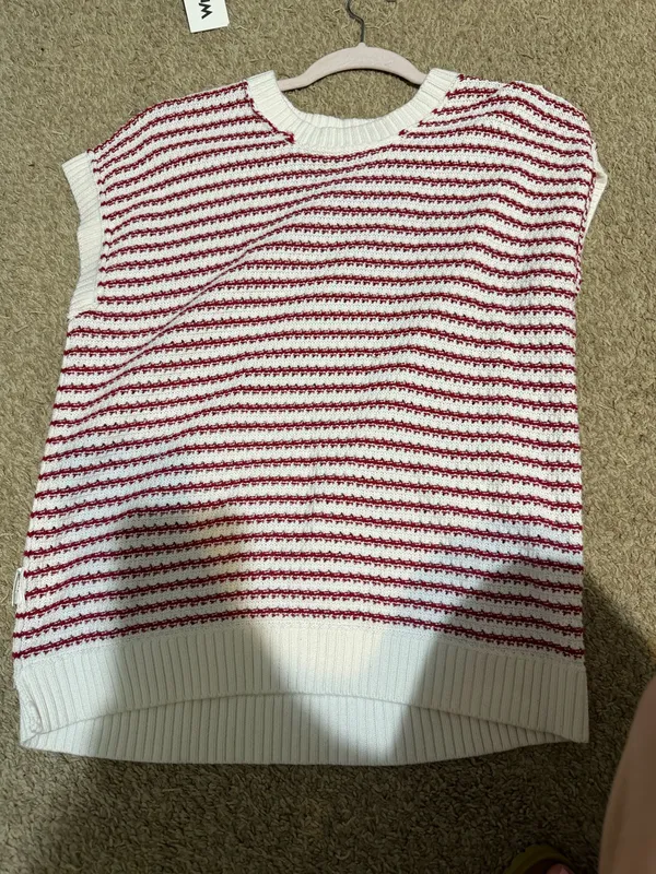 SheIn Knitted Striped Shirt - Image 2