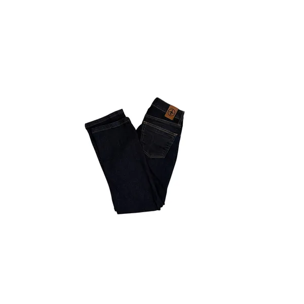 Aviator Nation Relaxed Concorde Straight Leg Dark Blue Denim Jeans Size 24 - Image 5