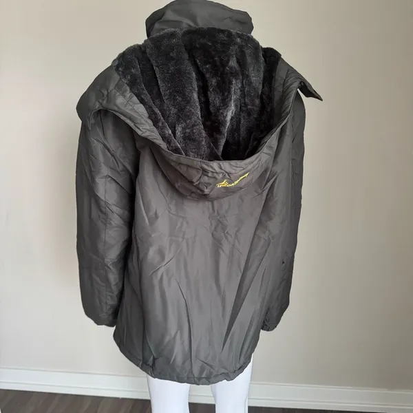 MOERDENG Waterproof Ski Jacket Warm Winter Snow Mountain Windbreaker Jacket Gray Size XL - Image 4