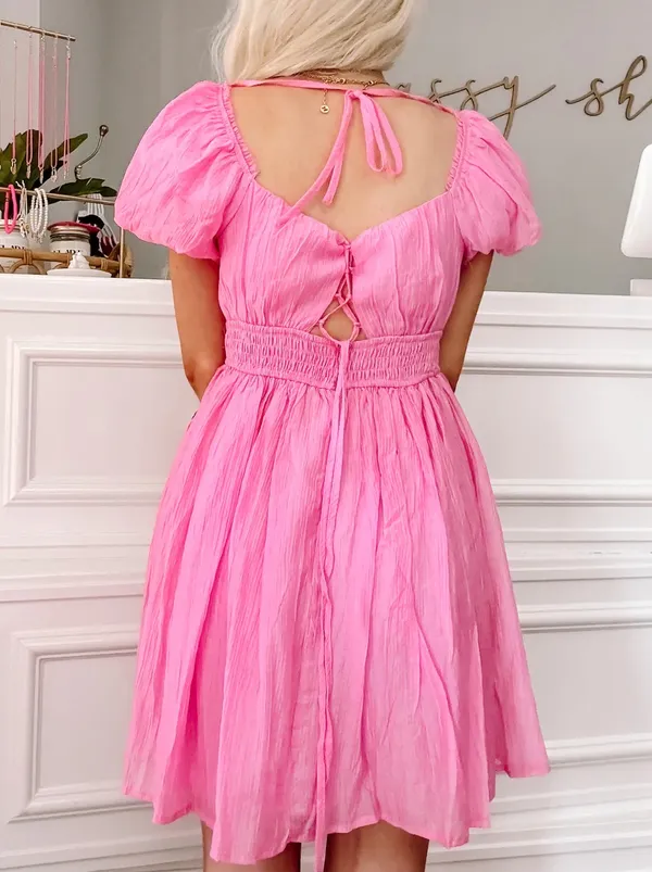 Pink Ruffle Dress - Image 2