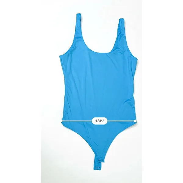 Abercrombie & Fitch Matte Seamless Square Neck Tank Top Bodysuit SMALL Colorfuul - Image 5