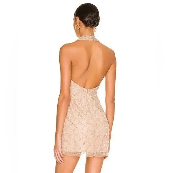 NBD Jerry Embellished Mini Dress - Image 3