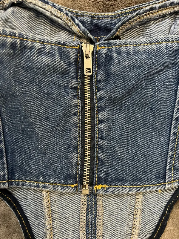 Pretty Little Thing Denim Top - Image 3