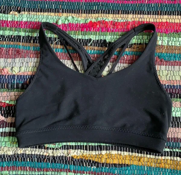 Athleta Black Transcendence Sports Bra Small - Image 3