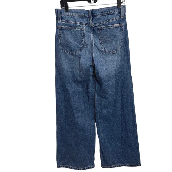 Joe's Jeans Low Rise Wide Leg Tokyo Denim Pants Blue Women's Size 27 Capsule - Image 2