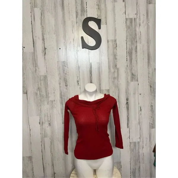 Red long sleeve top Red - Image 3