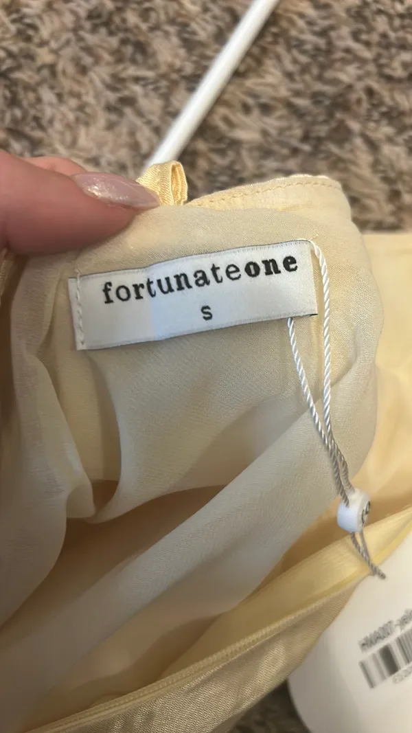 Fortunate One Yellow Dress - Image 4