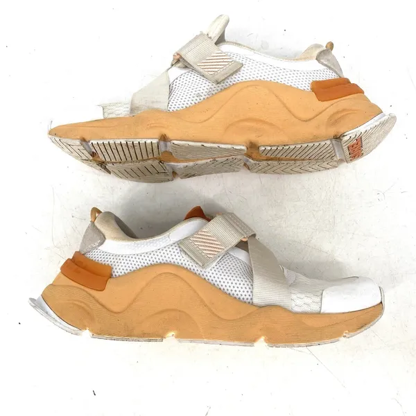 Sorel Kinetic RNEGD Sneakers Womens 8.5 White Orange Slip On Strap Athletic Shoe - Image 5