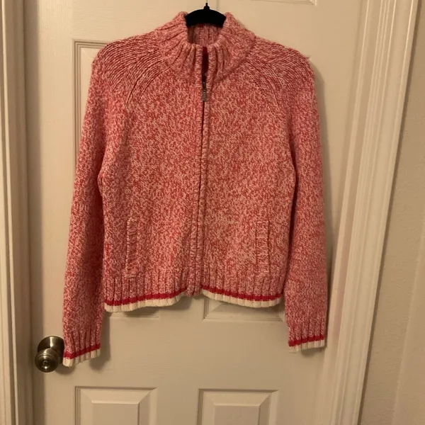 Pink Woman’s Cardigan - Size X-Large - Image 3