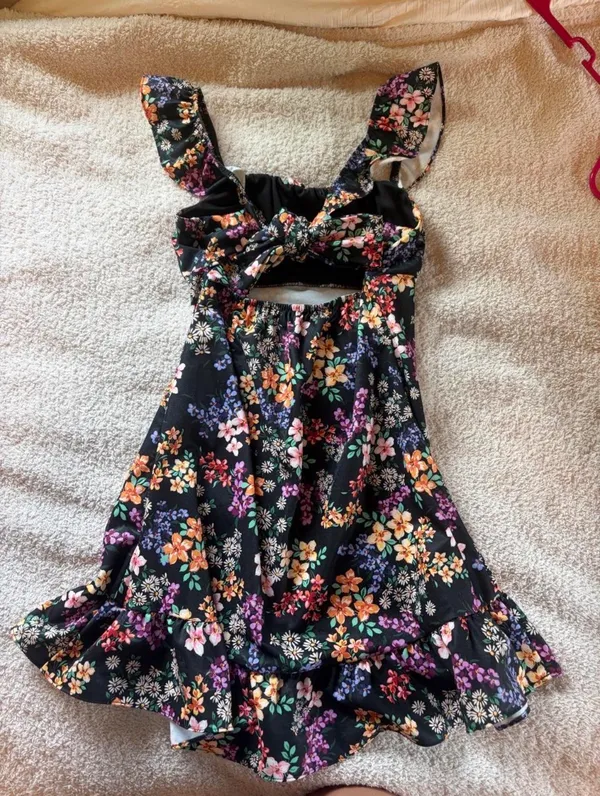 Dry Goods Floral summer dress with tie back - Image 2