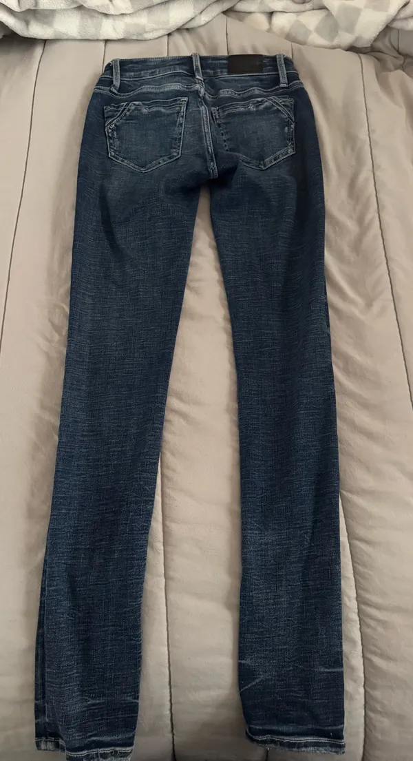 Buckle Black Skinny Jeans - Image 2