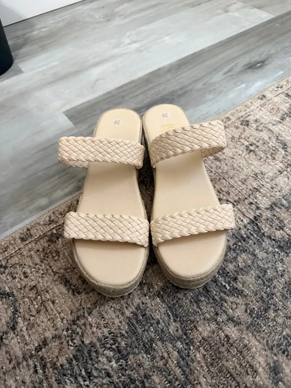 Platform wedges Tan Size 8.5 - Image 5