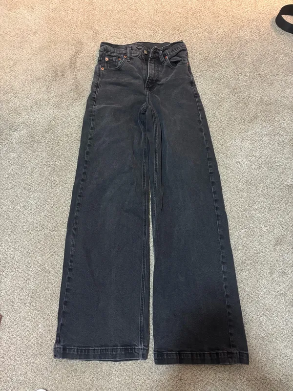 GAP high rise black jeans - Image 4