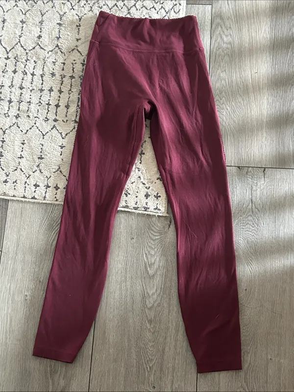 Cutest ❤️lululemon athletica Valentines Collection Women's Maroon Leggings - Image 5