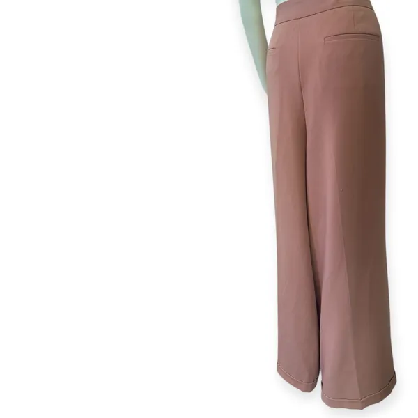 Liz Claiborne Elegant Women's Blush Wide-Leg Pants - Image 2