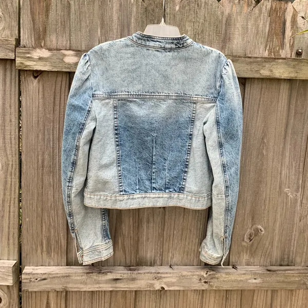 Free People Aubrey Jean Jacket - Image 7