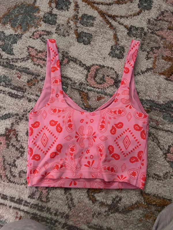 OFFLINE by Aerie pink crop tank top - Image 2