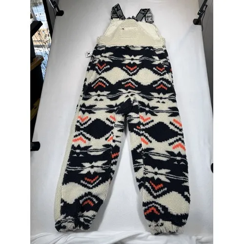 Free People Movement Printed Hit The Slopes Salopette Black Fairisle Combo Sz XS - Image 6