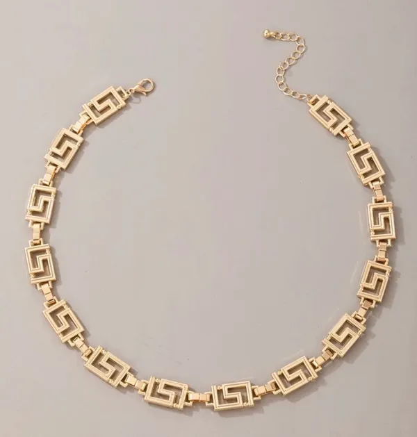New Detail Gold Necklace - Image 2