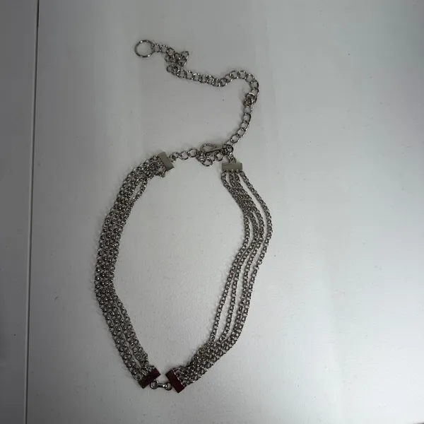 Vintage OS Chain Belt Silver Multi-Strand Boho Adjustable Y2K Accessory - Image 5
