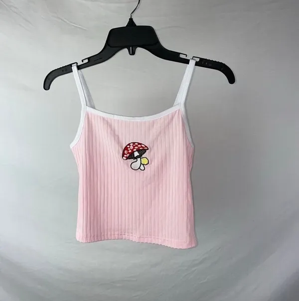 NEW Mushroom tank top Pink - Image 6