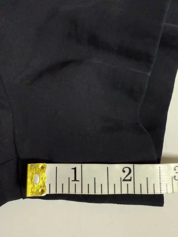 Zara High Waisted Pleated Black Shorts - Image 10
