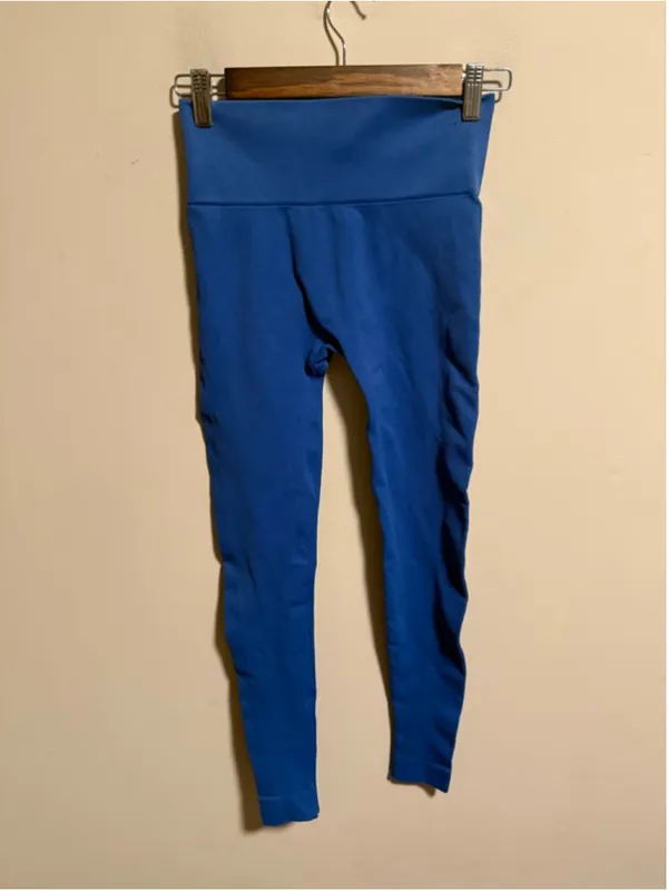 SET ACTIVE SculptFlex Cobalt Blue Onyx Legging- Size Small - Image 3
