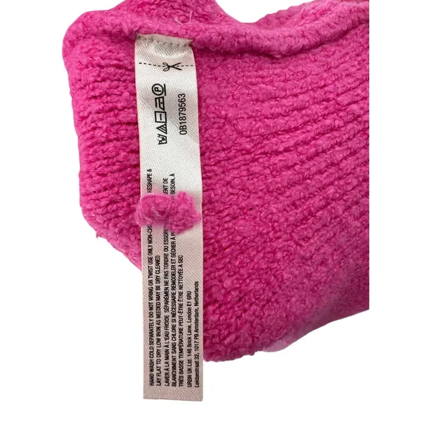 Daily Practice Anthropologie Pink Fuzzy Sweater Dress Medium Cozy‎ Lounge - Image 8