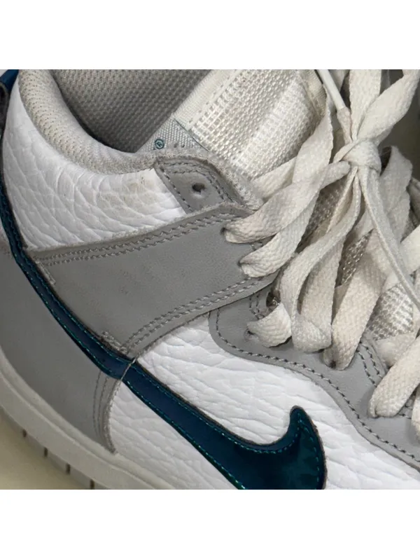 Nike Dunk High Rebel White Grey Teal Women’s 7 - Image 6