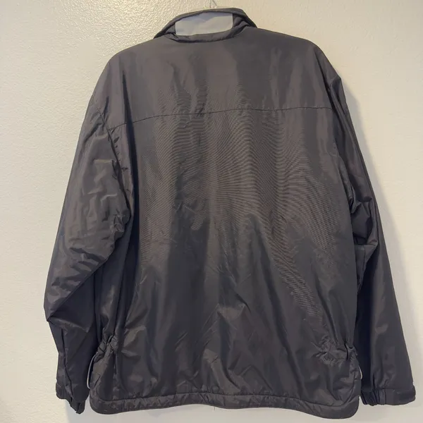 NAPAPIJRI GEOGRAPHIC Size-L‎ Mens Winter Jacket Bomber Black Insulated - Image 10