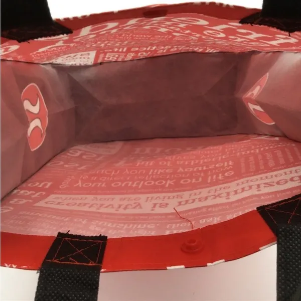 Lululemon Athletica Red Reusable Tote Bag - Image 4