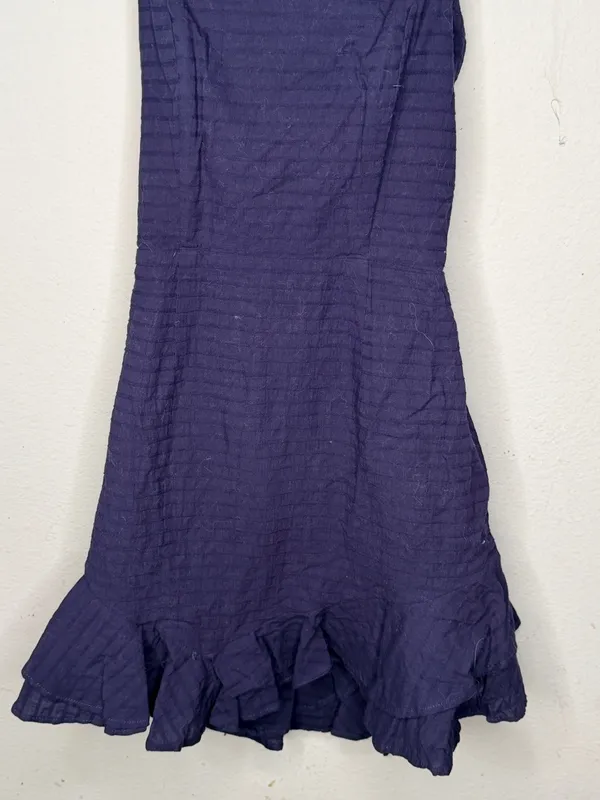 Selfie Leslie Navy Cotton Dress - Image 3
