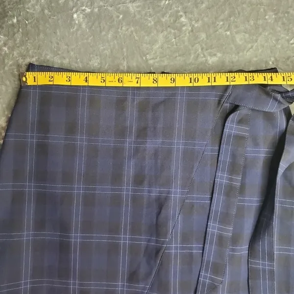 Express Wrap‎ Plaid Skirt - Image 6