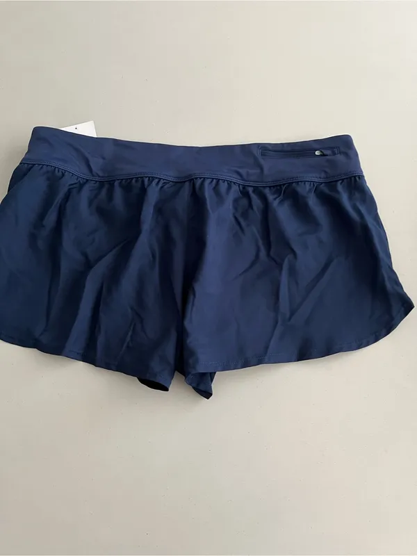 Nike Women's Navy swim Shorts with Built-In Liner - Image 2